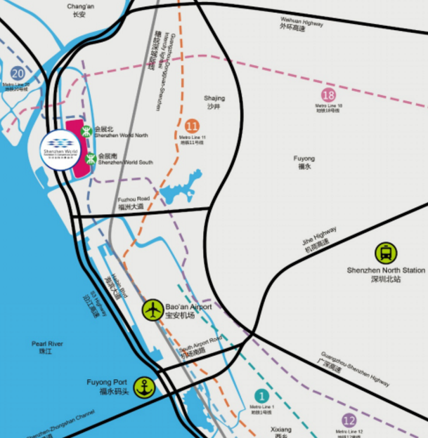 深圳國際會展中心交通指南 深圳國際會展中心交通指南