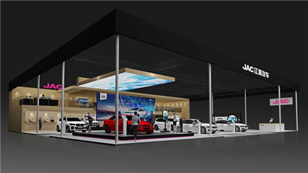 江淮汽車展臺(tái)